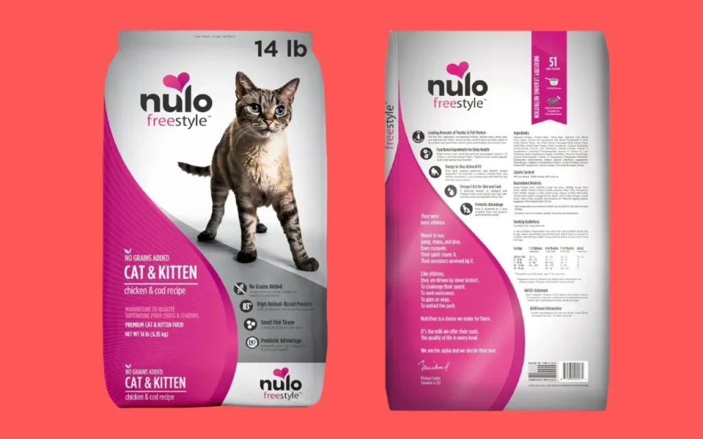 Nulo Cat Food Chicken and Cod Recipe Dry Small Bite Kibble