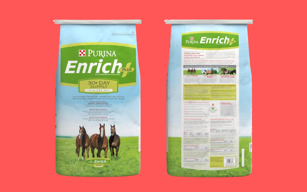 Enrich Plus Ration Balancing Purina Horse Feed