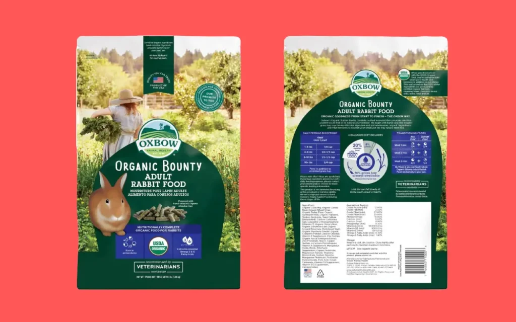 Oxbow Animal Health Organic Bounty Adult Rabbit Food